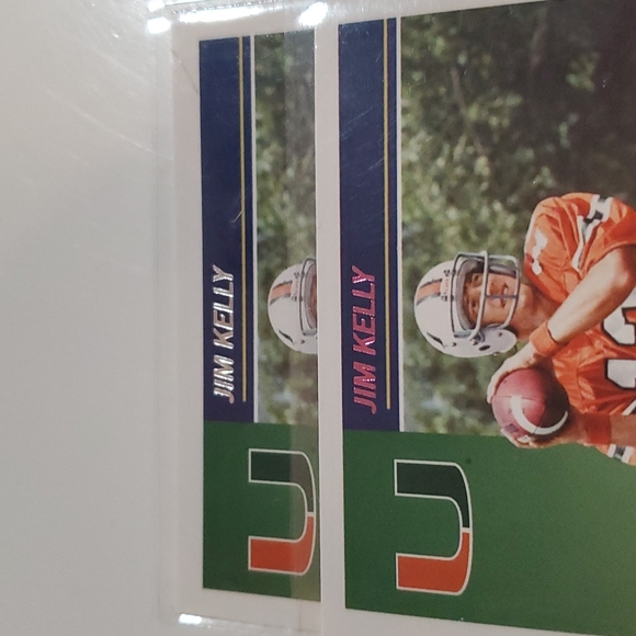 2 - Jim Kelly Football Cards - Picture 3 of 3